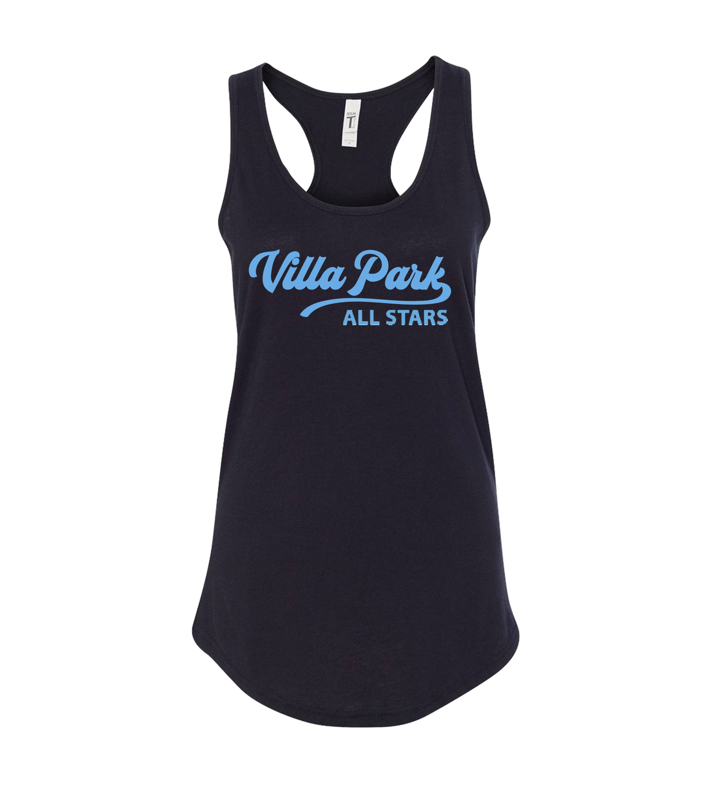 VP All Stars Script Black Ladies Tanktop