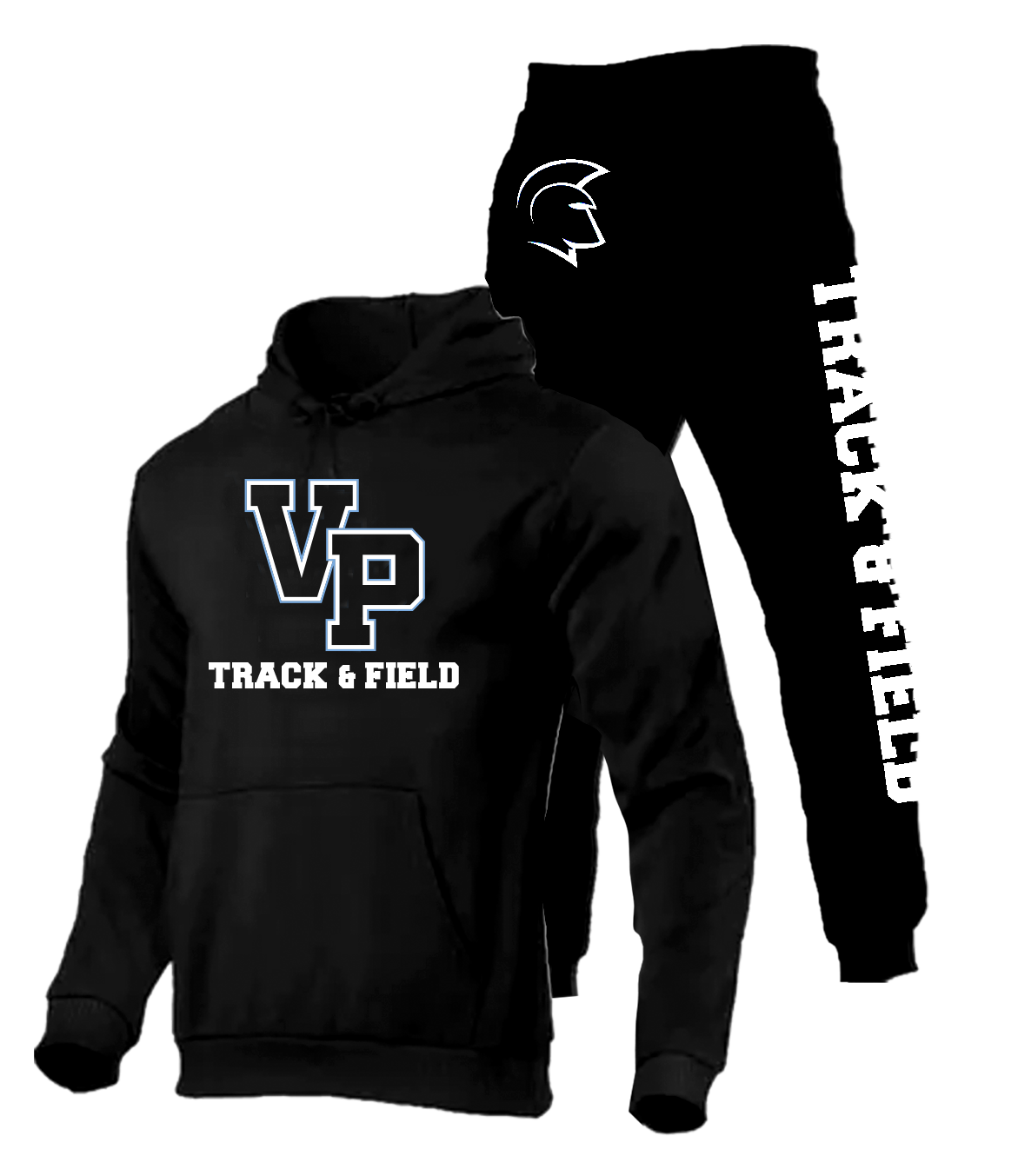 VP Track & Field Sweatsuit Combo - Youth and Adult (Black)
