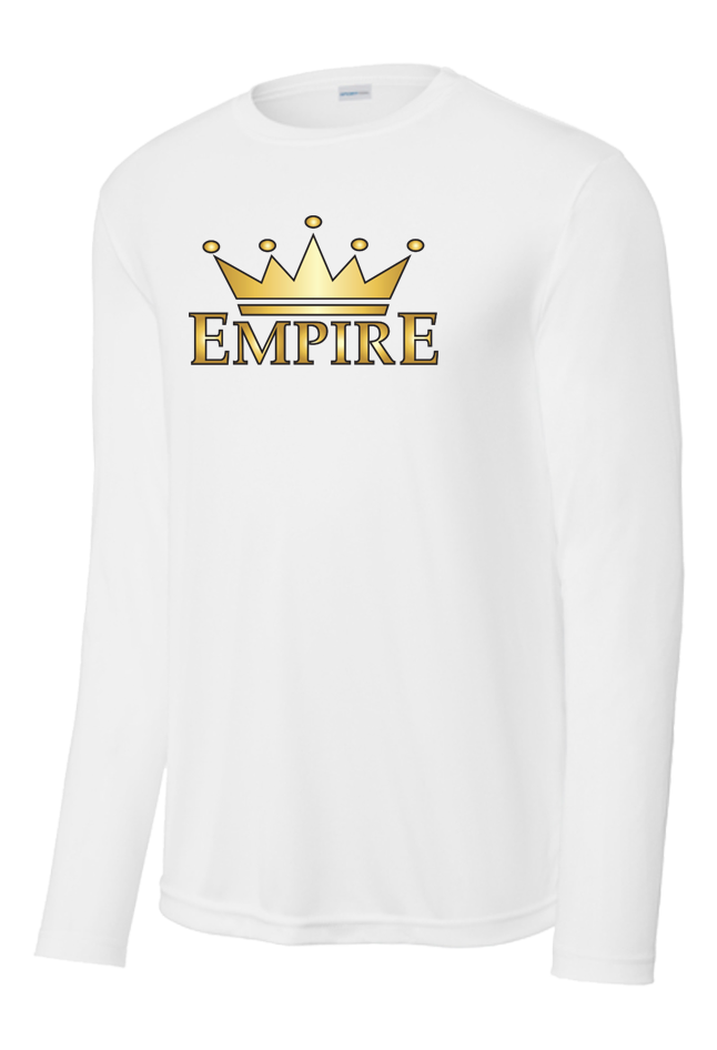 Empire - Practice Dri Fit Longsleeve Tee (YOUTH & ADULT) White