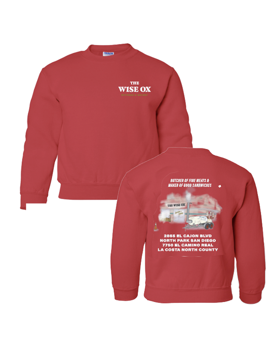 Wise Ox Butcher of Fine Meats Youth Sweat