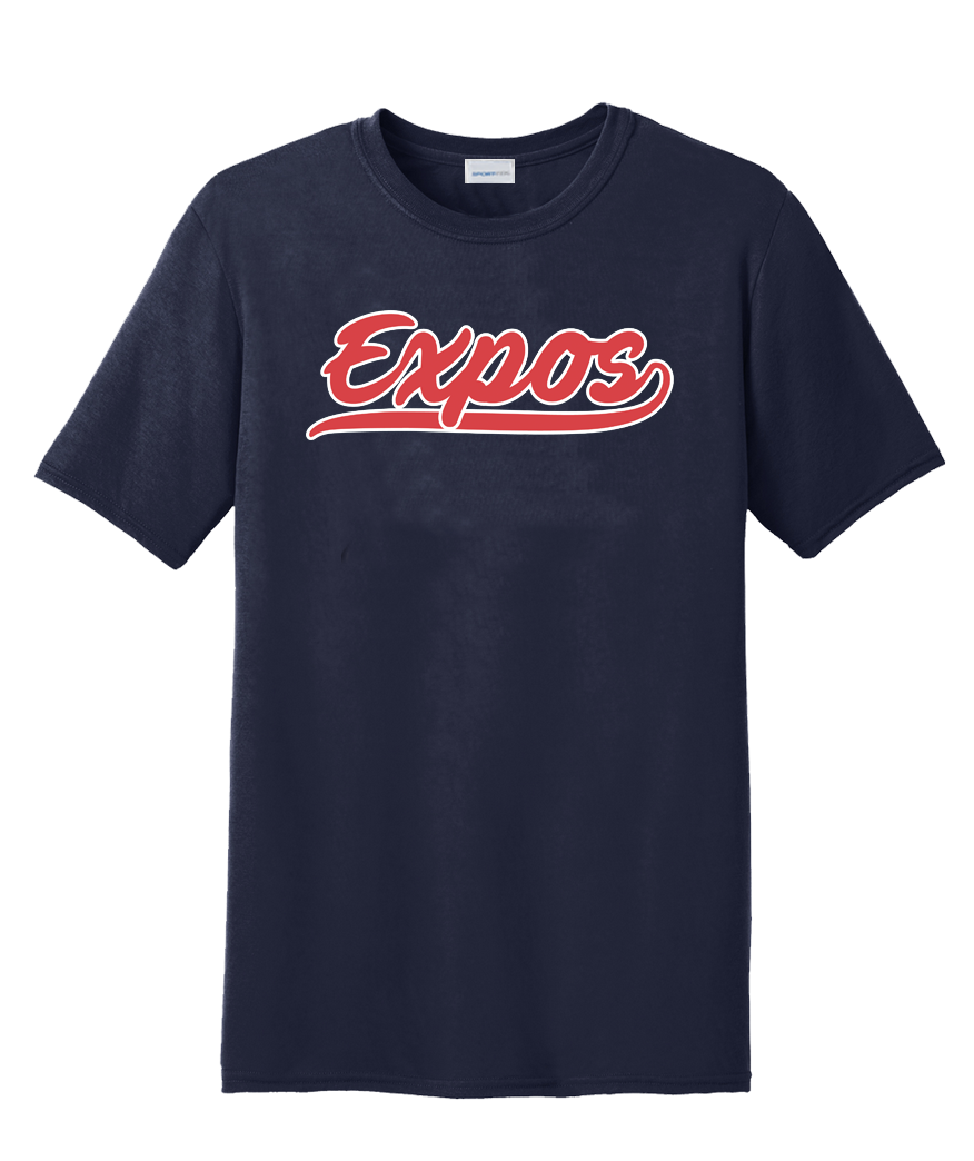 Expos SportTek Dri-Fit Shirts - Front Only