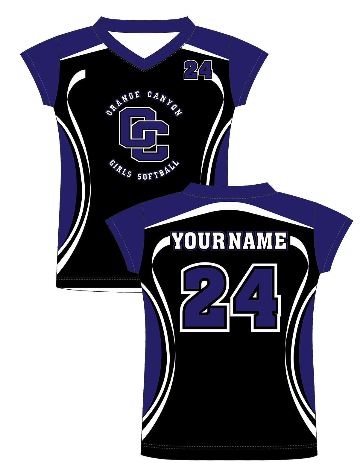 OCGS Specialty Jerseys With Your Name and Number