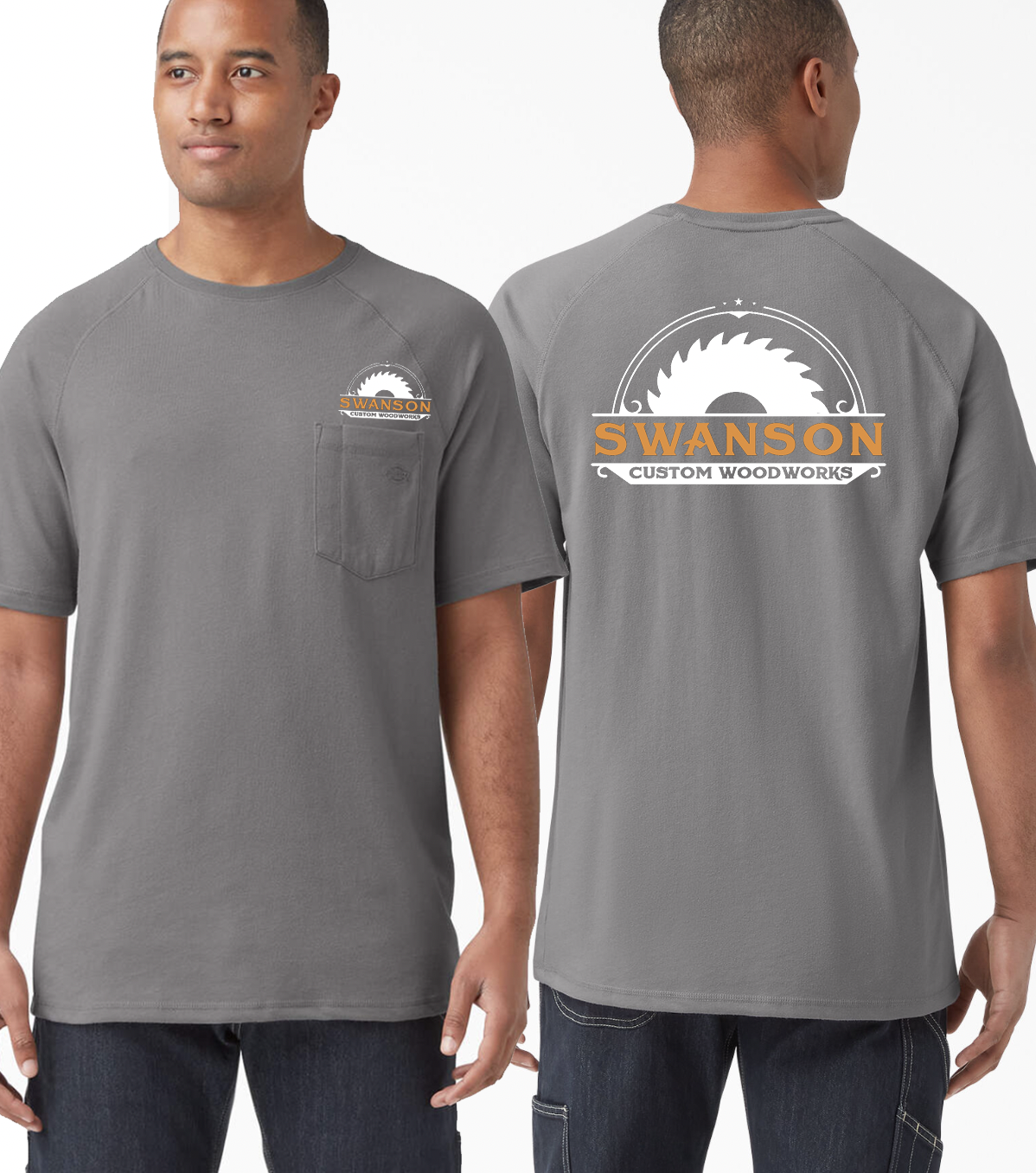 Swanson - Customer Provided Tee (Front and Back under 72 units)