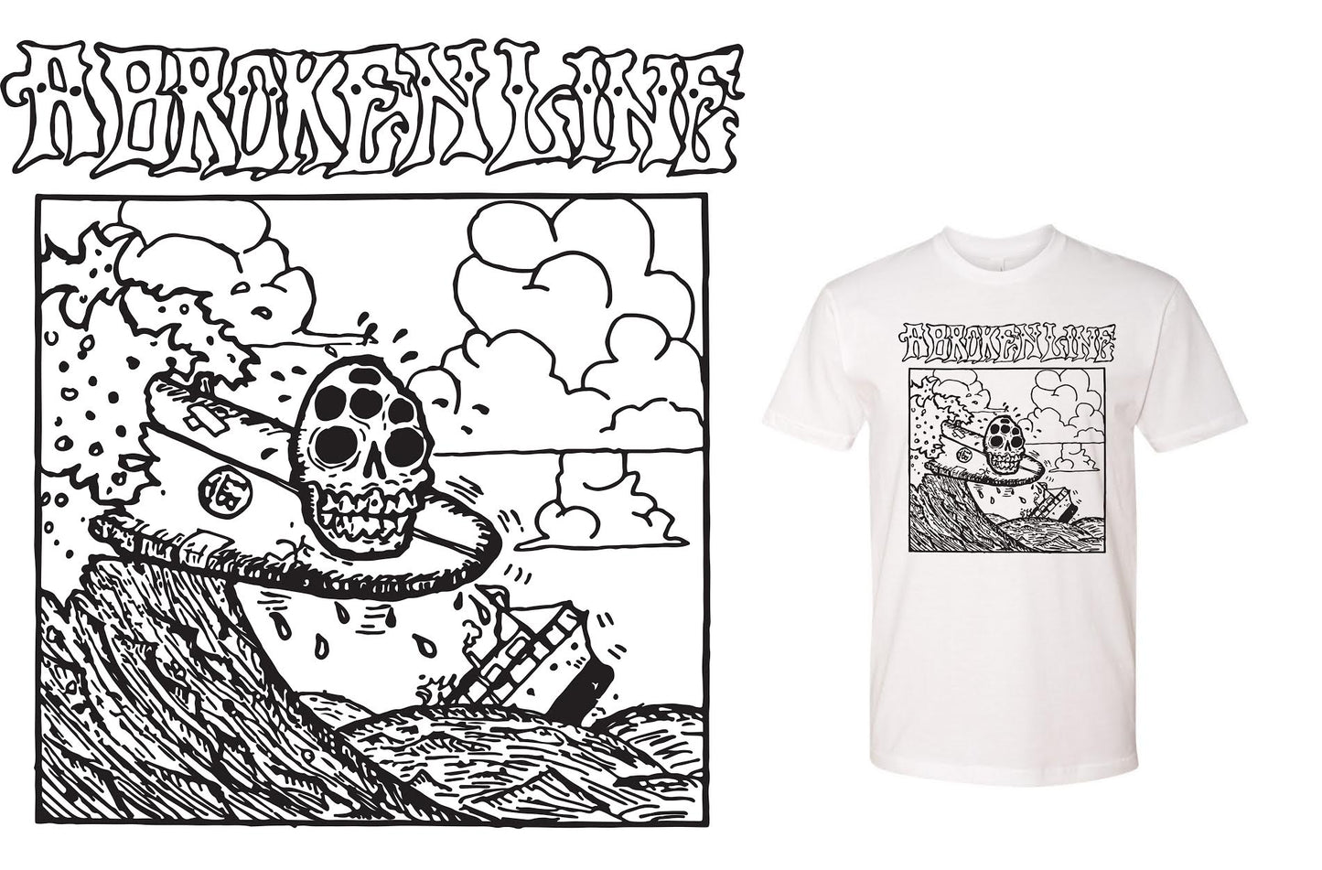 A Broken Line - New Tee