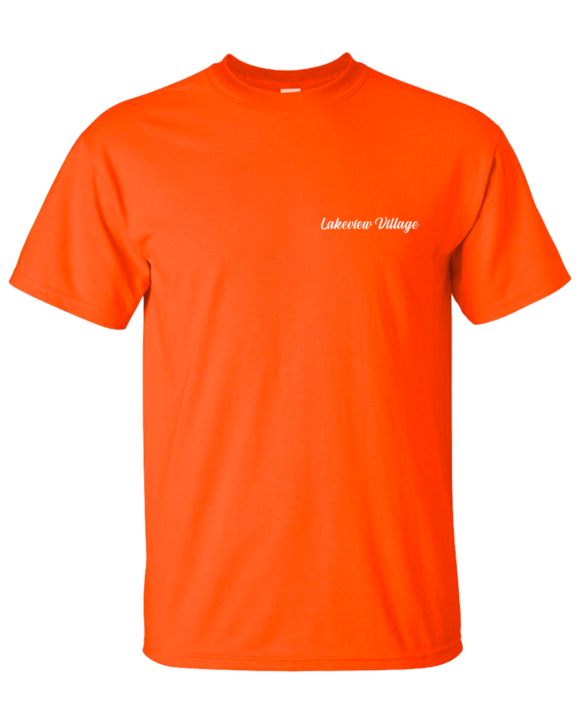 Lakeview Village - Mens - Port & Company® - Core Cotton Tee (Safety Orange)