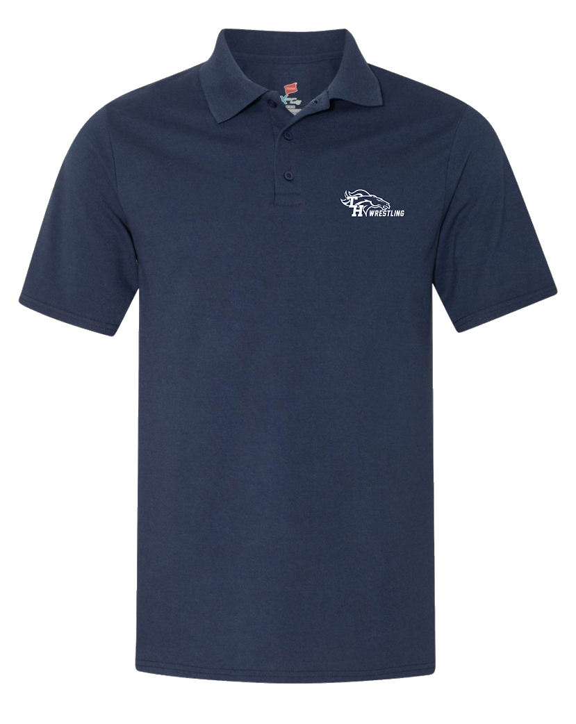 Trabuco - Wrestling Coach Polo Hanes Navy