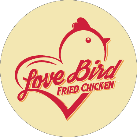 Love Bird Fried Chicken - Circle Sticker