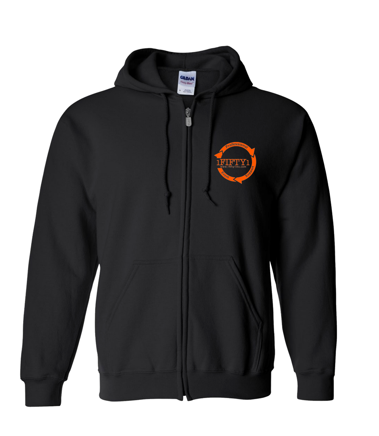1Fifty1 - Logo Zip-Hoodie