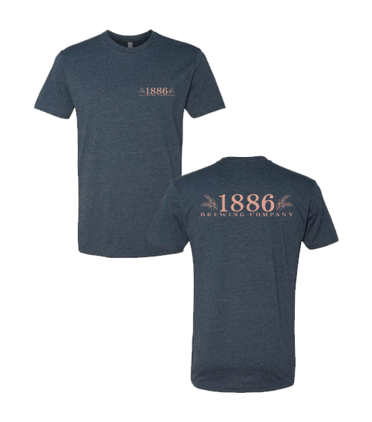 1886 - Mens Tee 2 (Navy Heather)