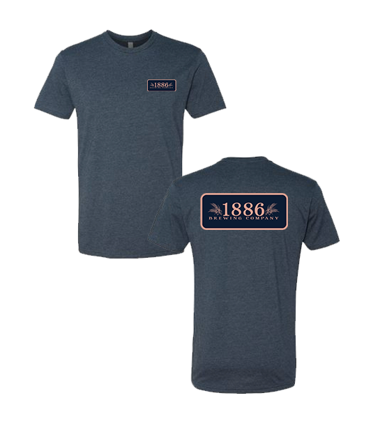 1886 - Mens Tee (Navy Heather)
