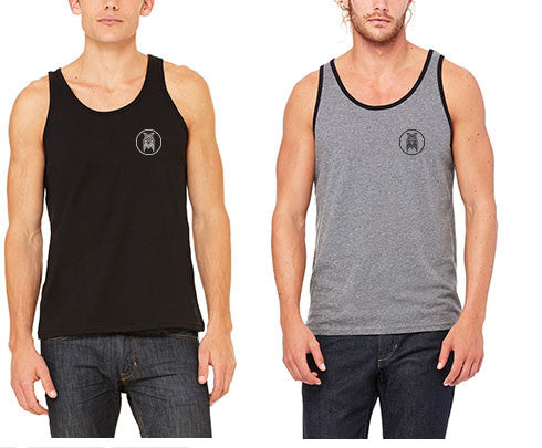 James Mens Circle Owl Tank Top