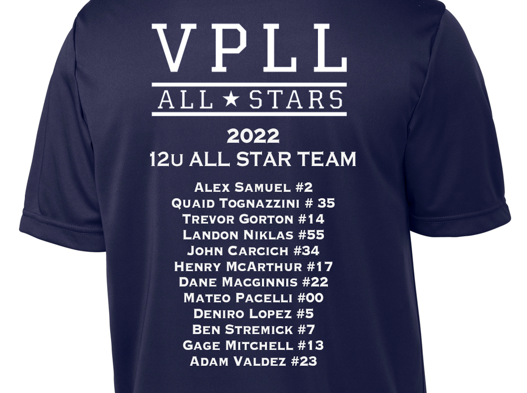 VPLL Allstars 12u 2022 Dri-Fit Tee