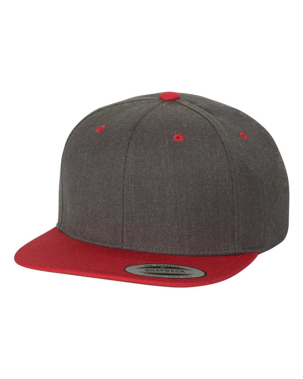 6089M (Dark Heather/ Red)