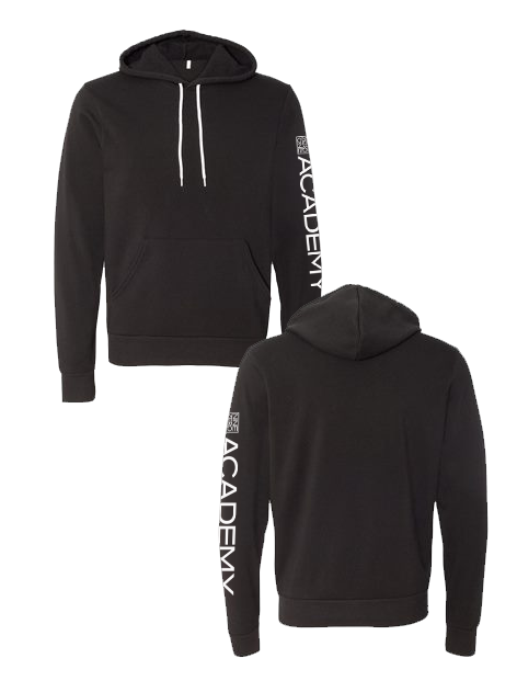 901 Academy - Sleeve Logo Hoodie (Black)