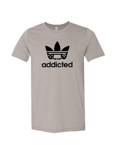 Ackweird - Addicted Tee (Heather Stone)