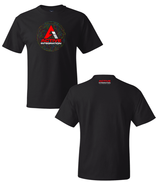 Active Integration - New Black Tee (TALL TEE's Beefy Tee)