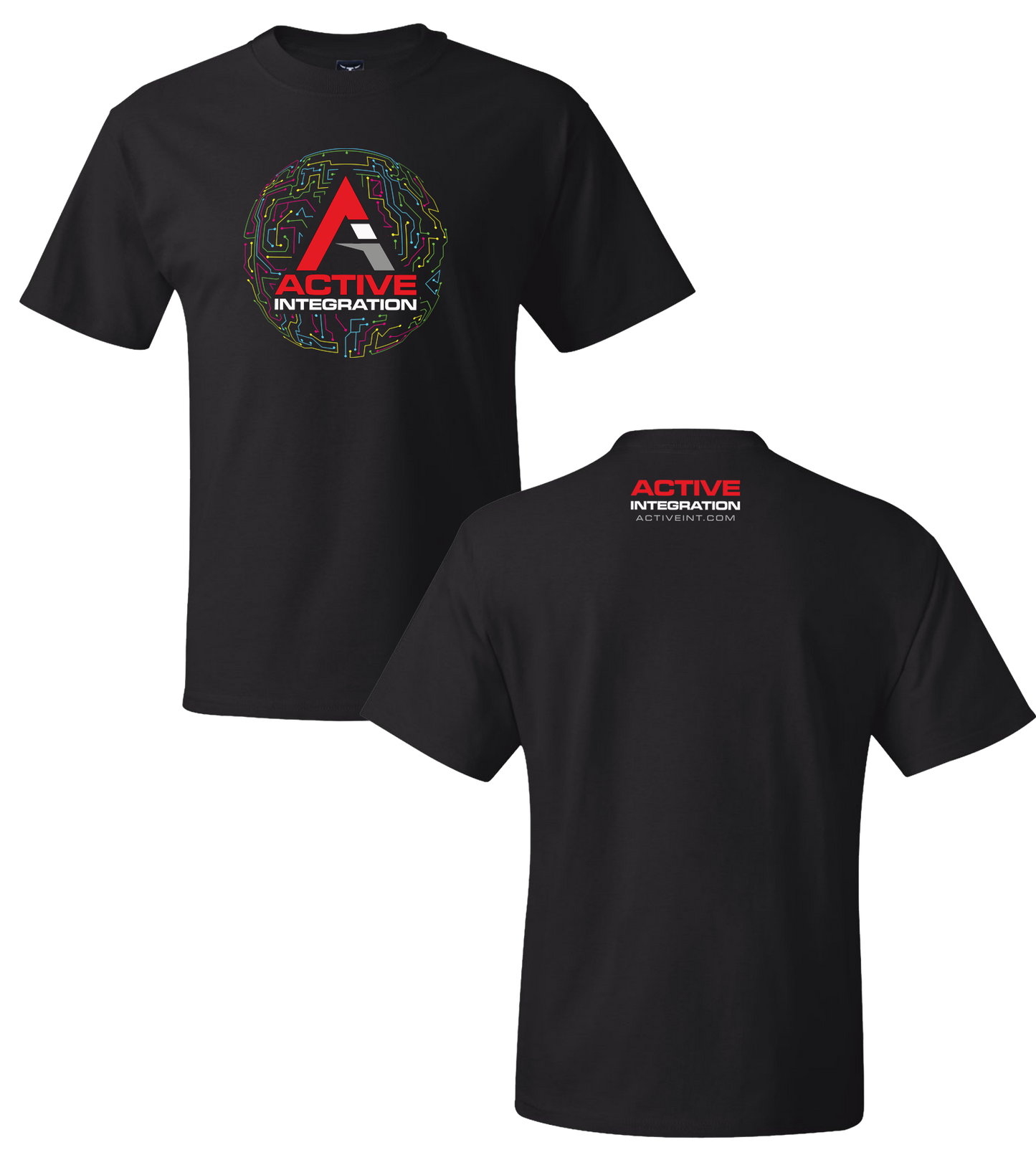 NEW Active Integration - Black Tee (Beefy Tee)