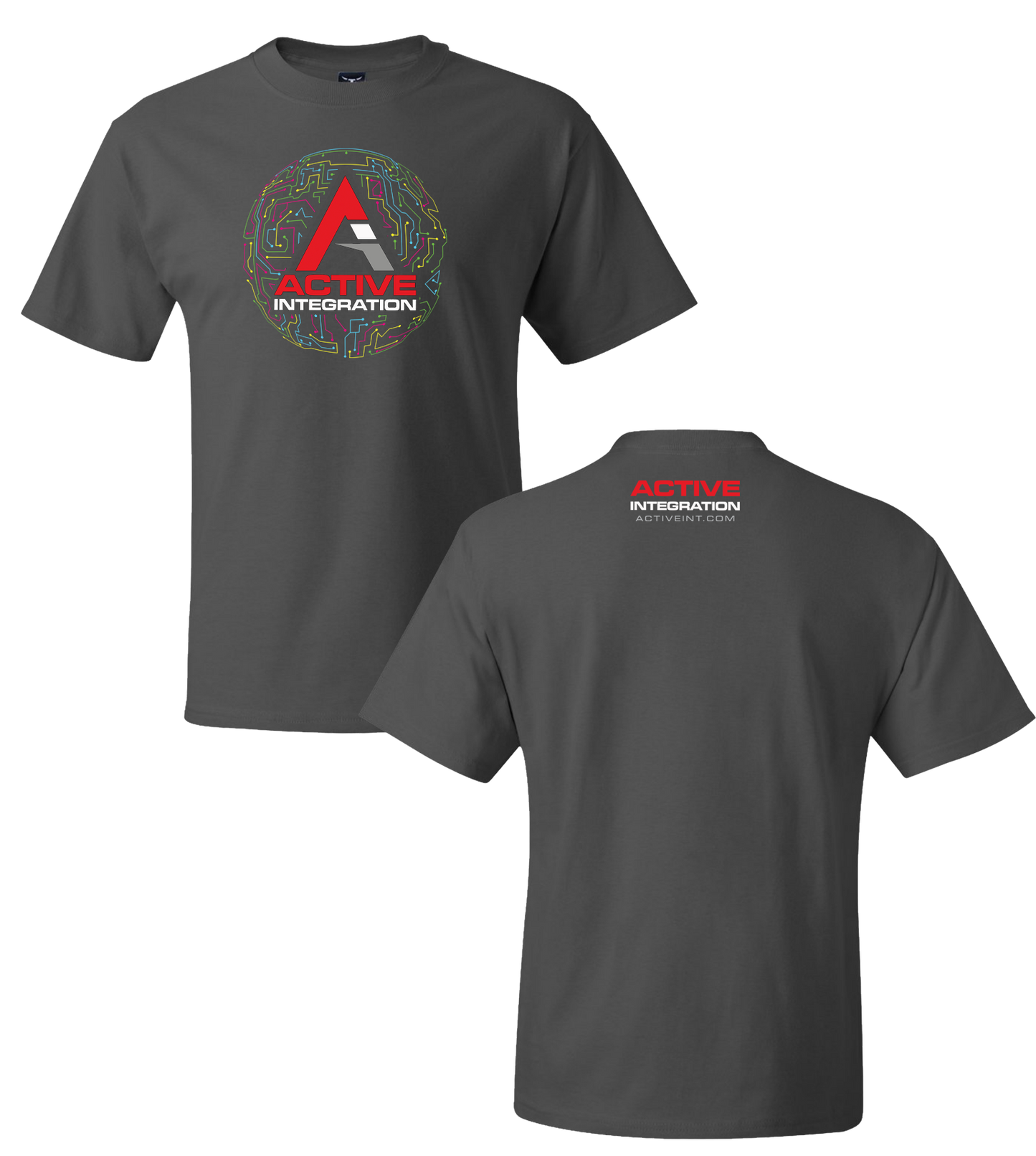 NEW Active Integration - Charcoal Tee (Beefy Tee)