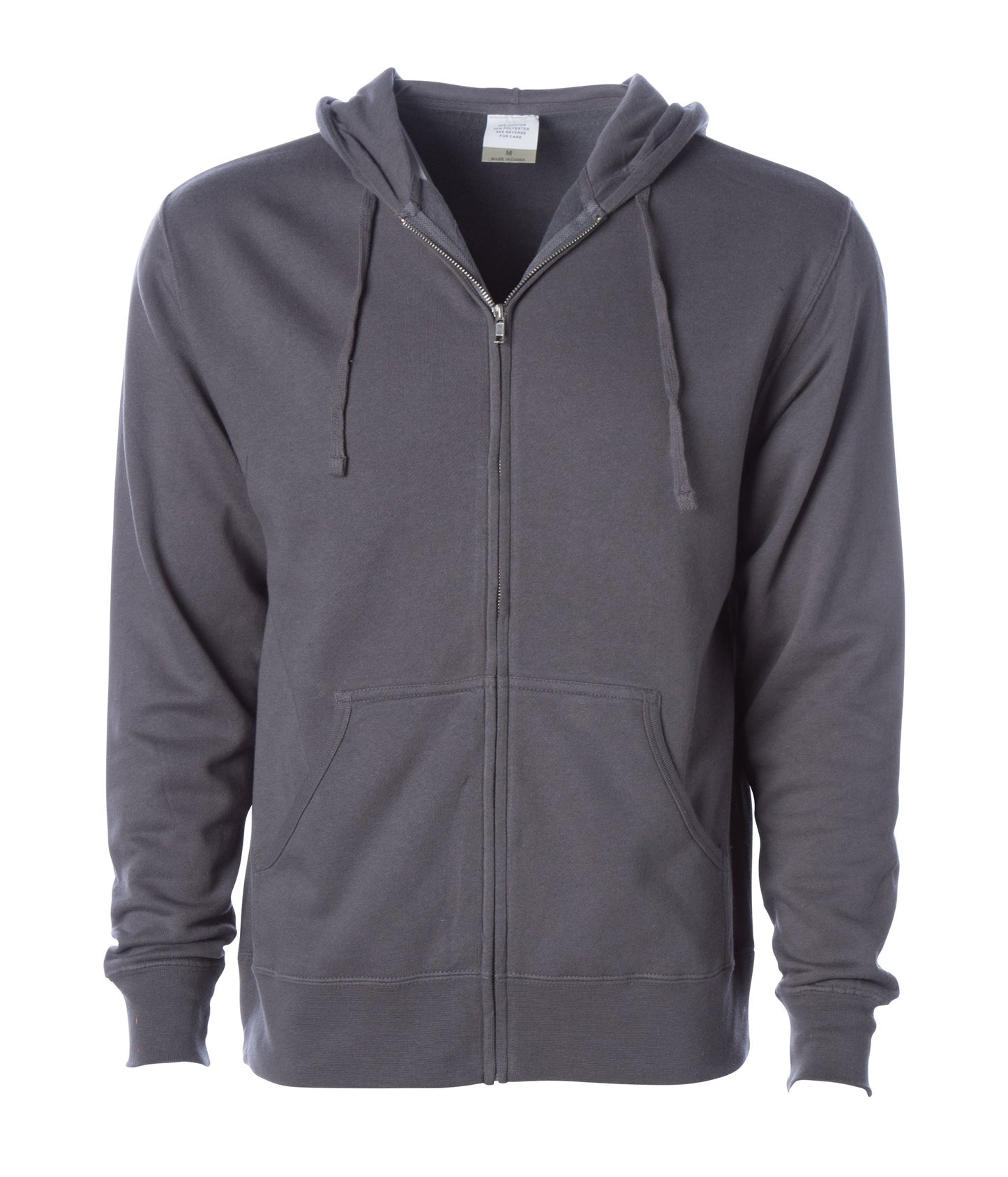 LIGHTWEIGHT ZIP HOODED SWEATSHIRT