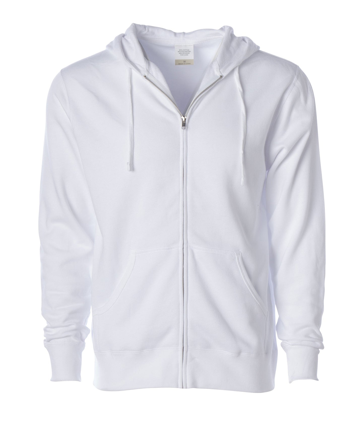 LIGHTWEIGHT ZIP HOODED SWEATSHIRT