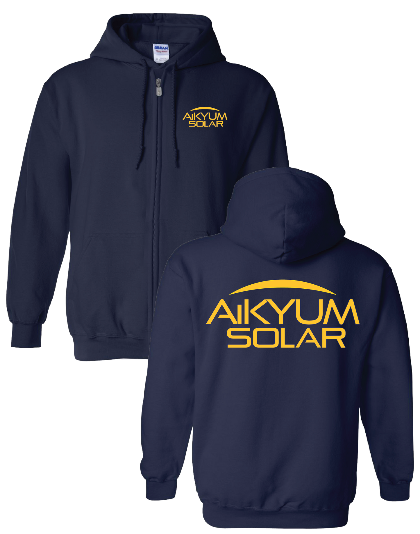 Aikyum Solar - Zip Hoodie (Navy)