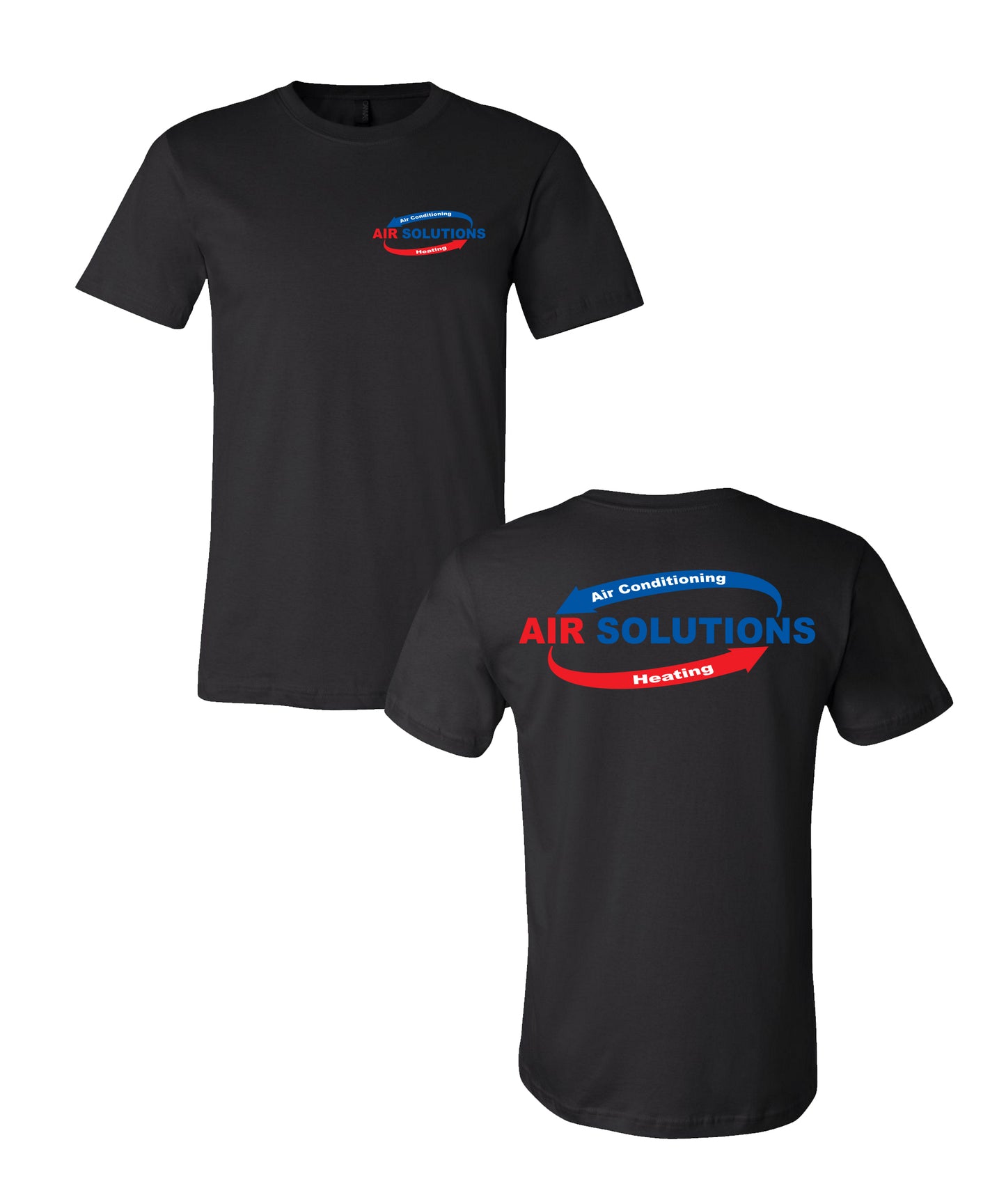 Air Solutions - Black Tee