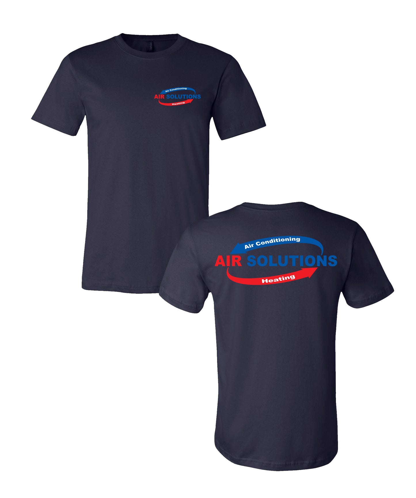 Air Solutions - Navy Tee