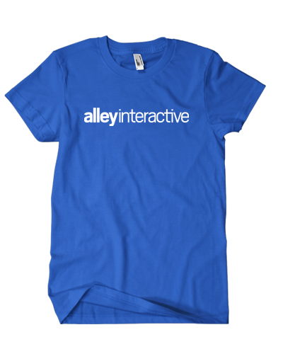 Alley Interactive - Logo Tee (Royal)