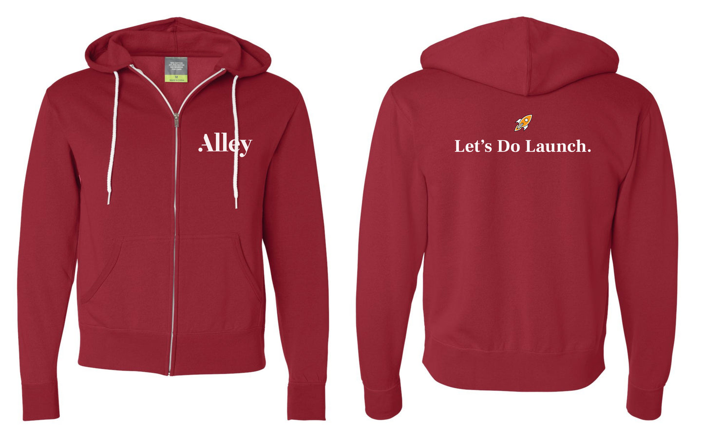 Alley Interactive - Let's Do Launch Zip-Hoodie (Red)