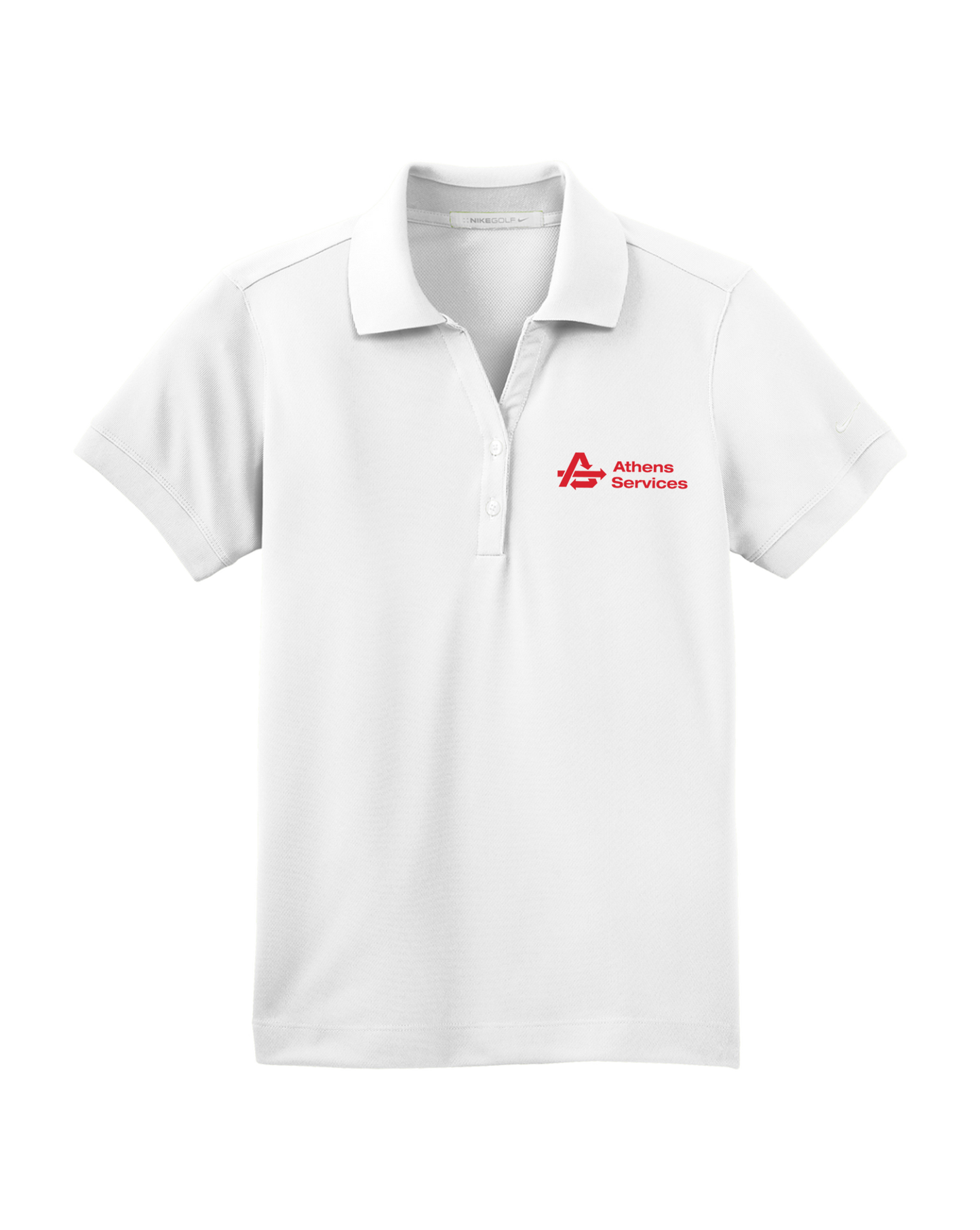 Athens - White Polo Womens
