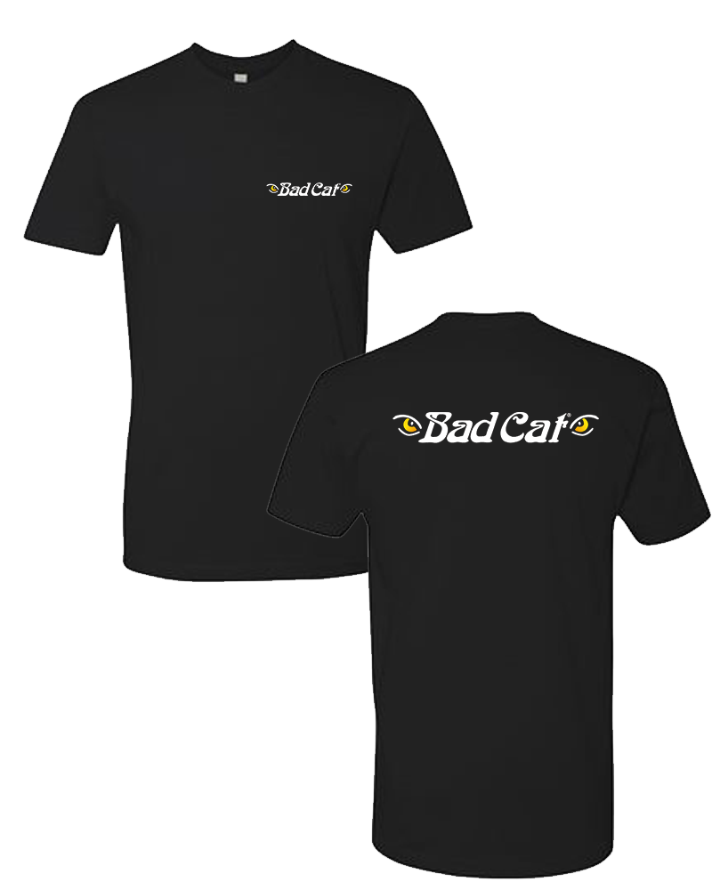 Bad Cat - Black Logo Tee