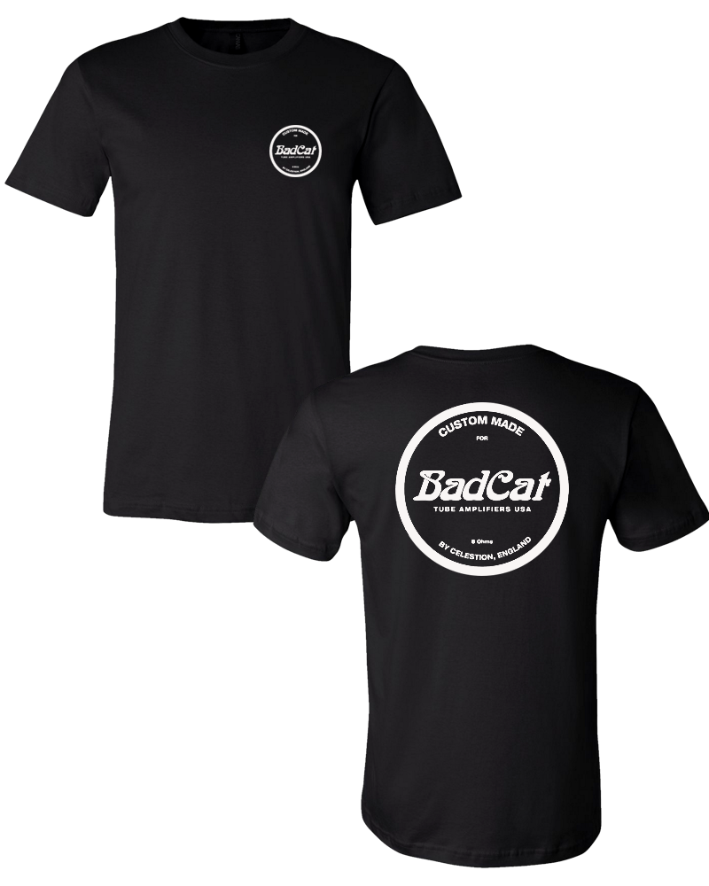 Bad Cat - Black Circle Logo Tee