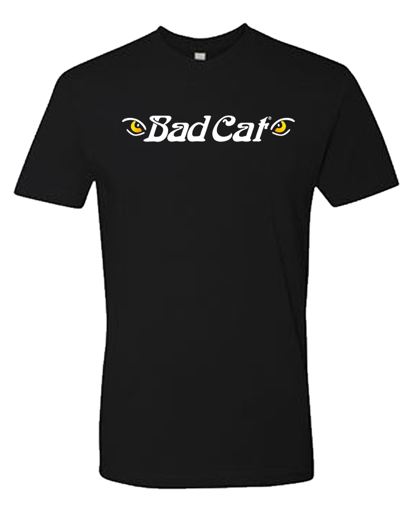 Bad Cat - Black Centered Logo Tee