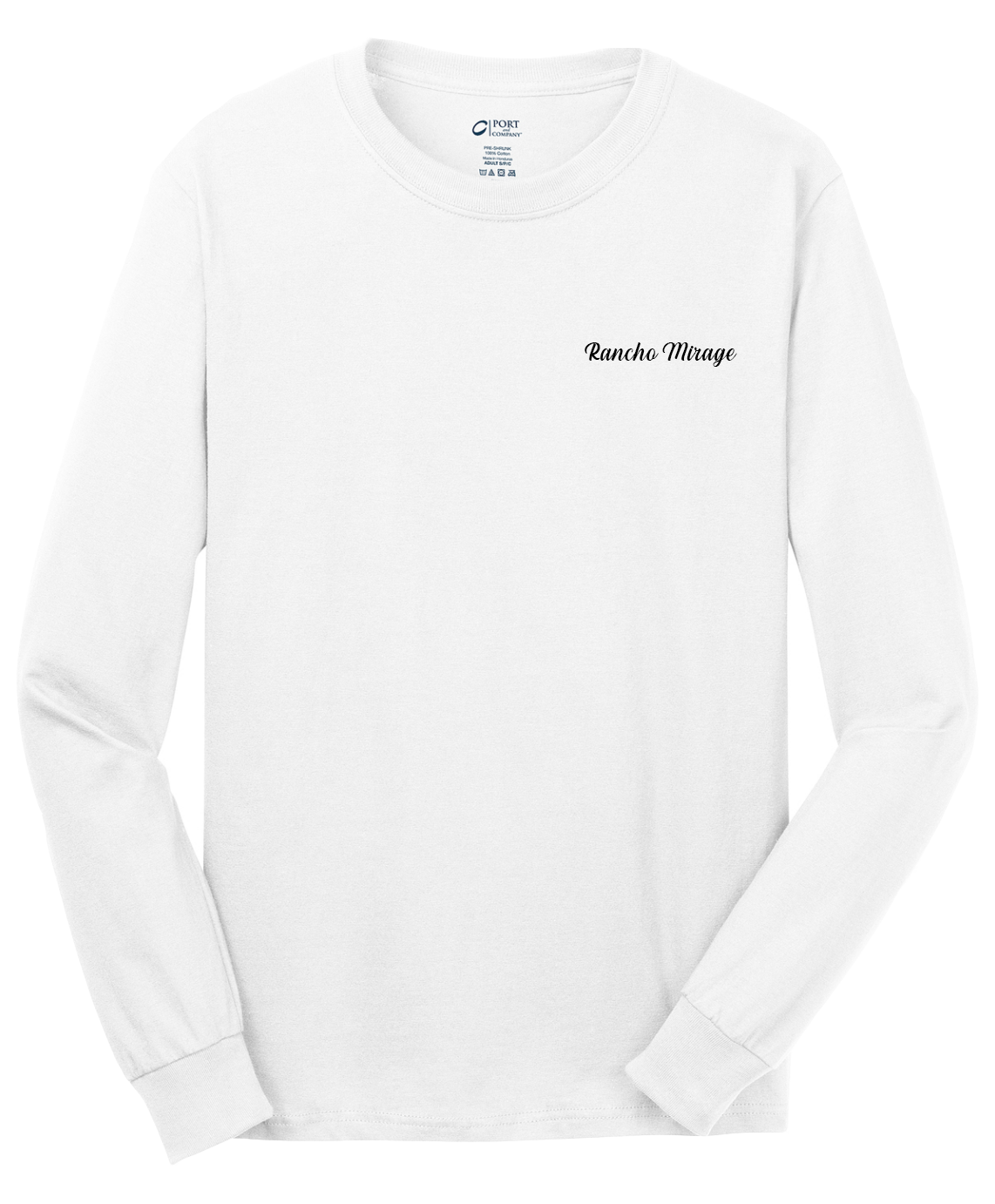 Rancho Mirage - Mens - Port & Company® - Long Sleeve Core Cotton Tee