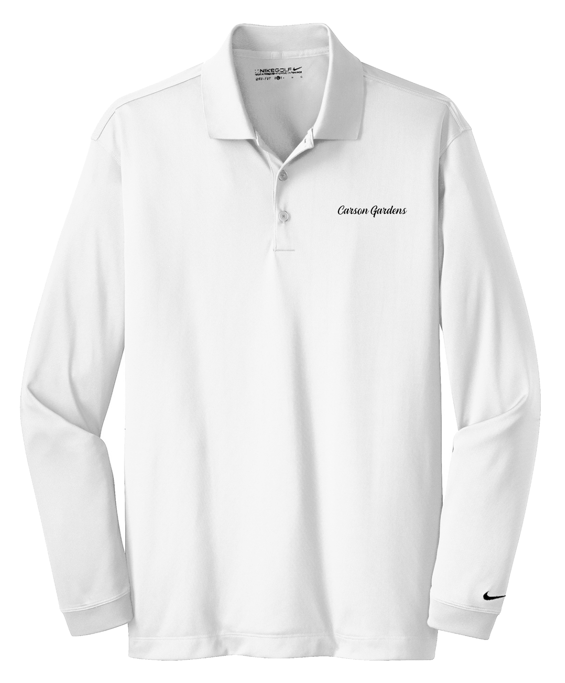 Carson Gardens - Mens - Nike Long Sleeve Dri-FIT Stretch Tech Polo