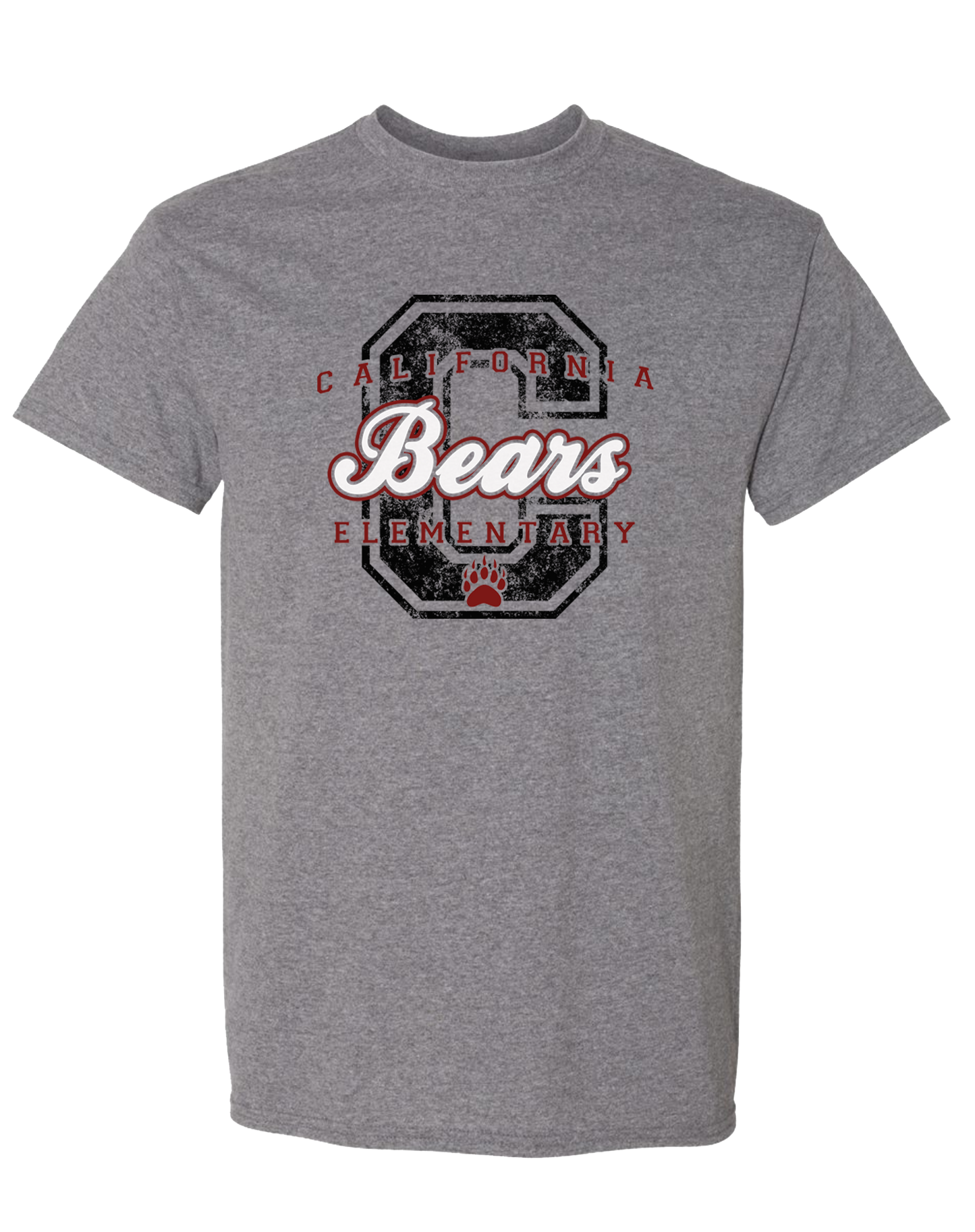 California Elementary - Logo T-shirt (Graphite Heather)