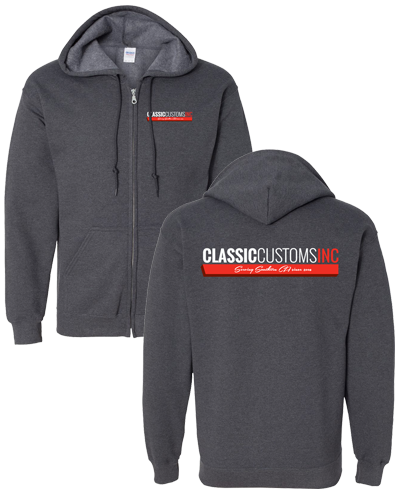 Zip Hoodie (Charcoal)