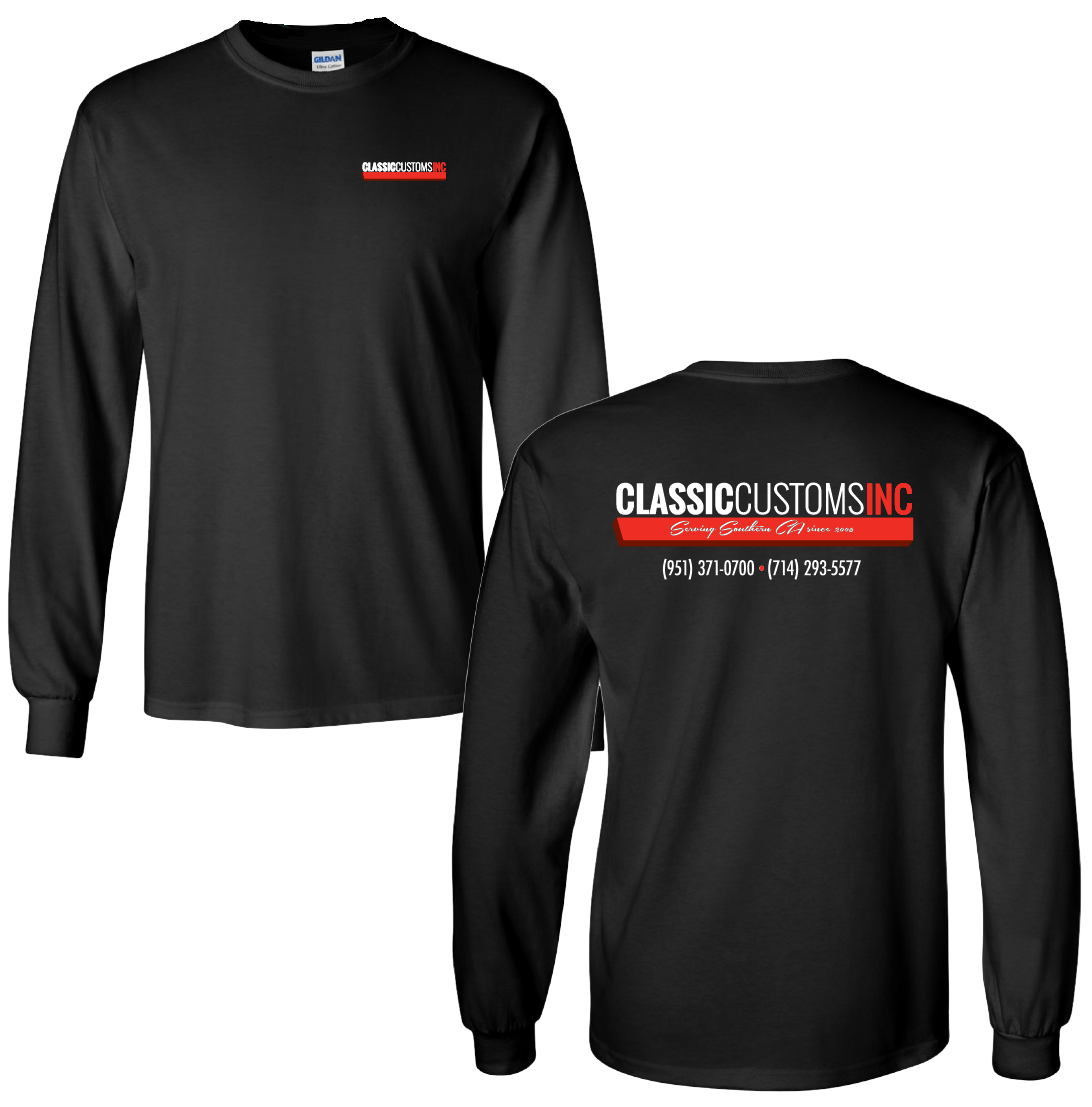 Classic Custom - Black Longsleeve