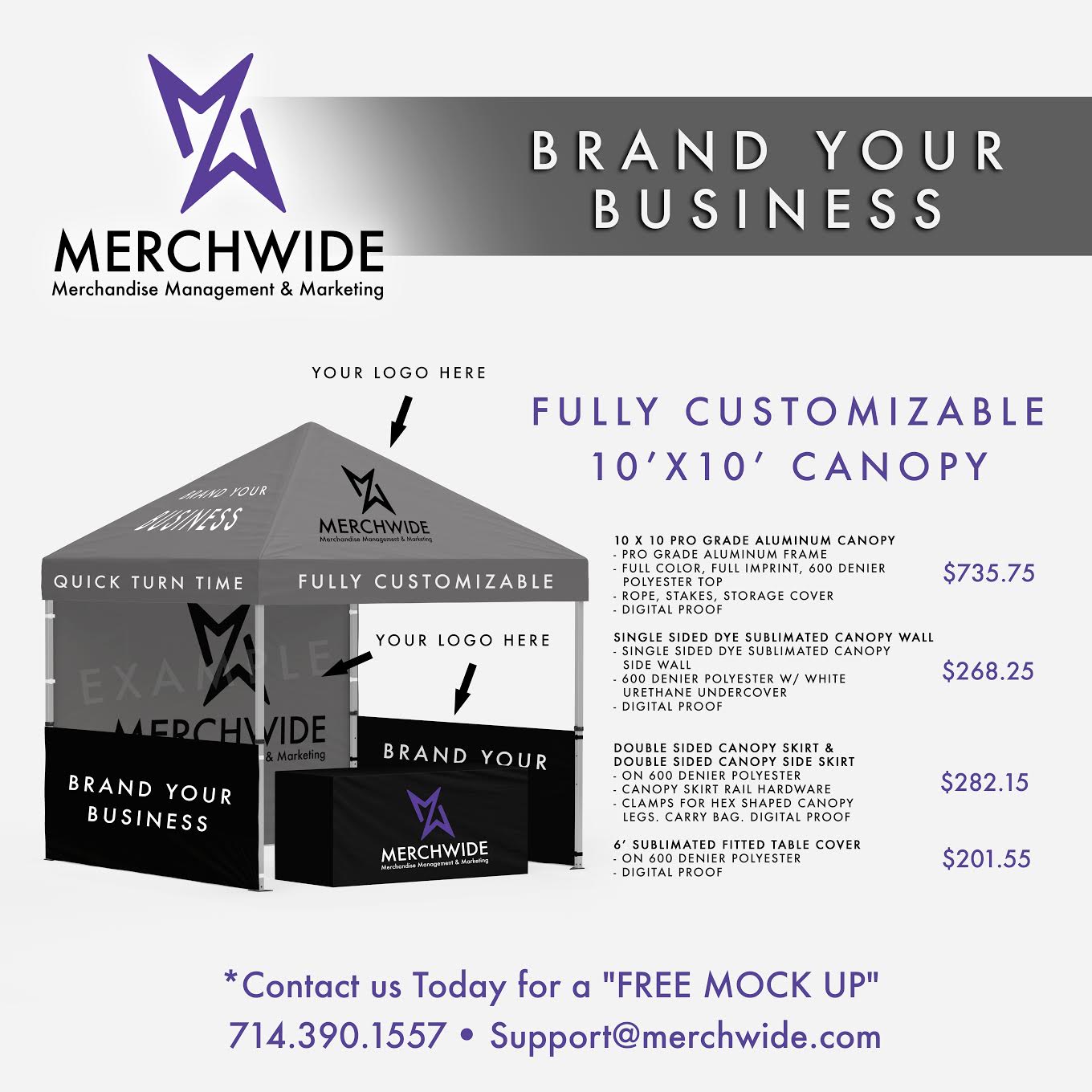Build Your Branded Canopy