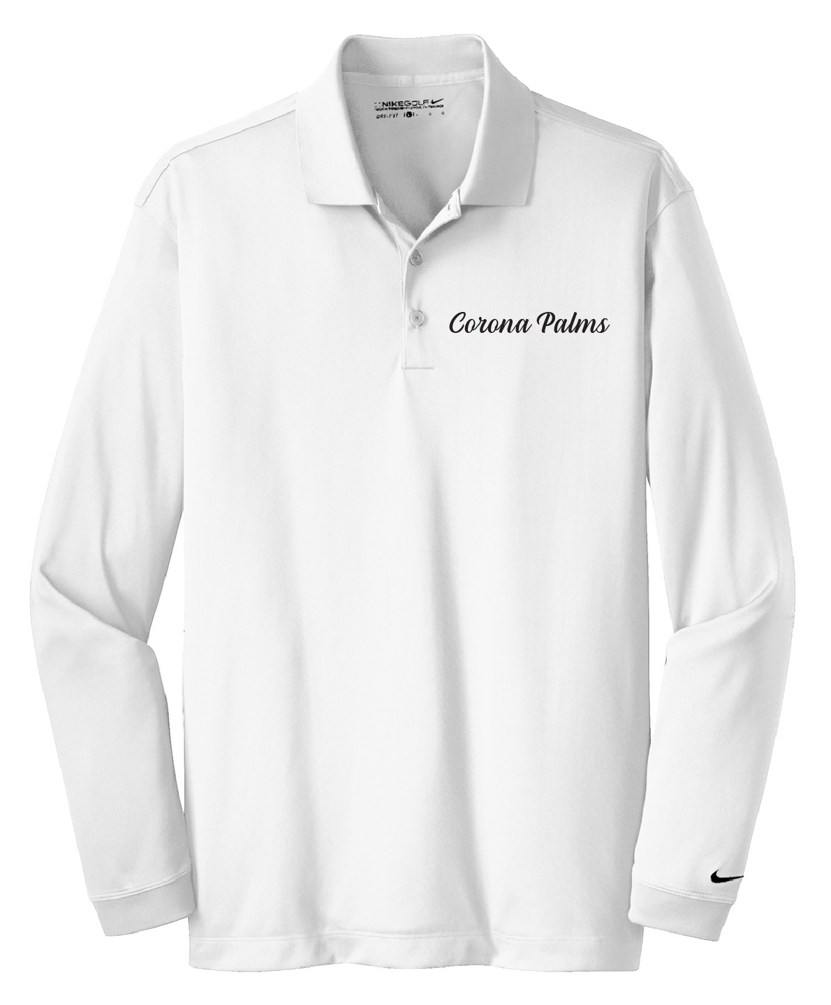 Corona Palms - Mens - Nike Long Sleeve Dri-FIT Stretch Tech Polo