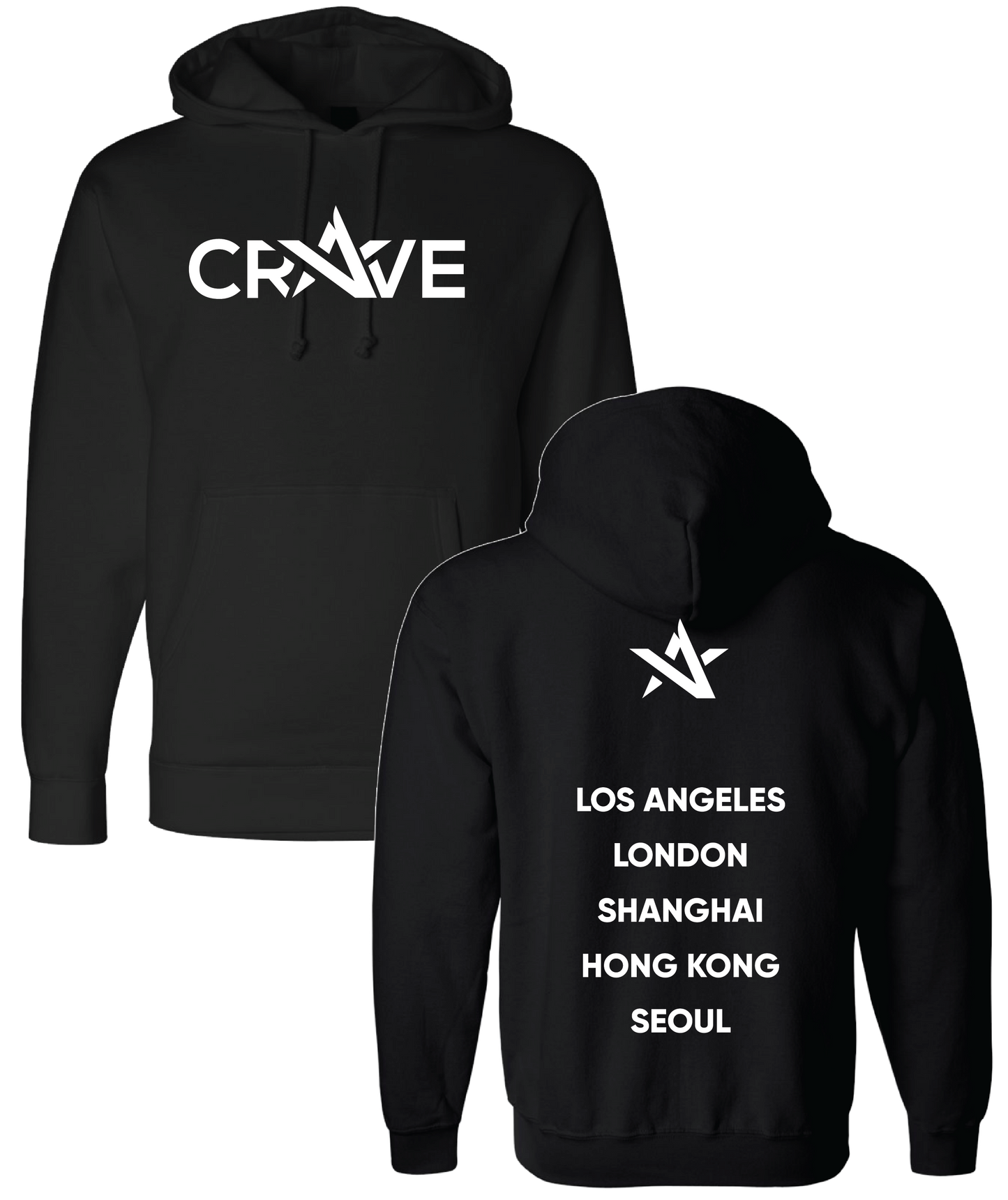 Crave - Black Hoodie V2
