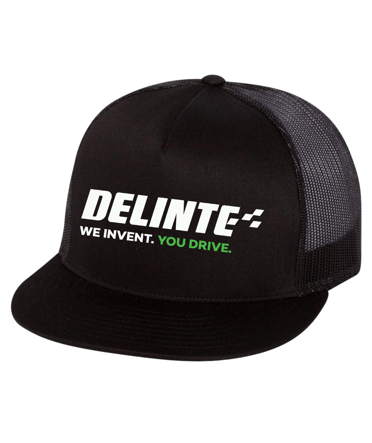 Delinte - Trucker Mesh Black Snapback