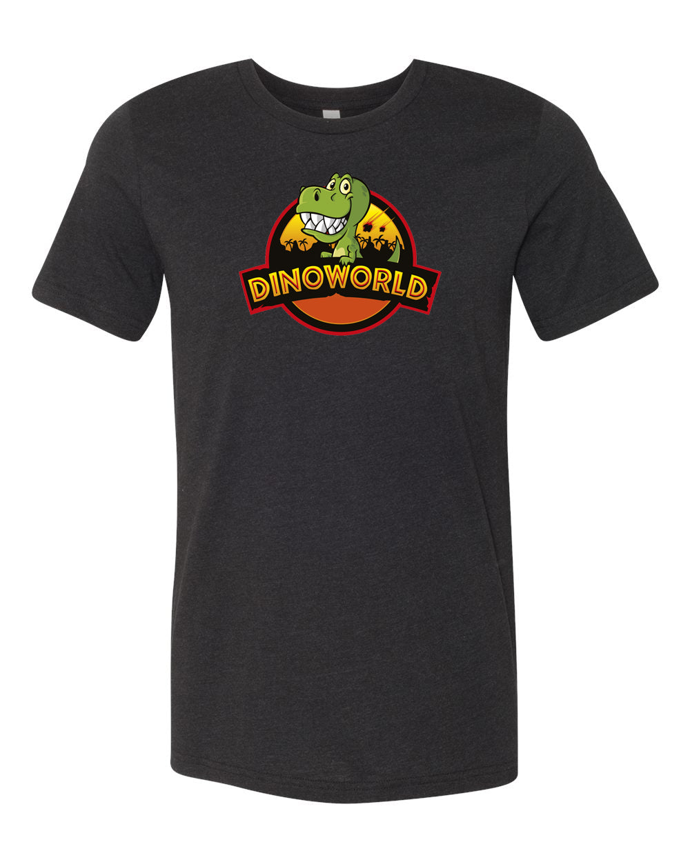 Dinoworld Tee - Black Heather