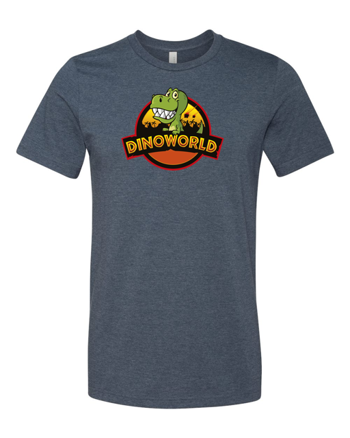 Dinoworld Tee - Heather Navy