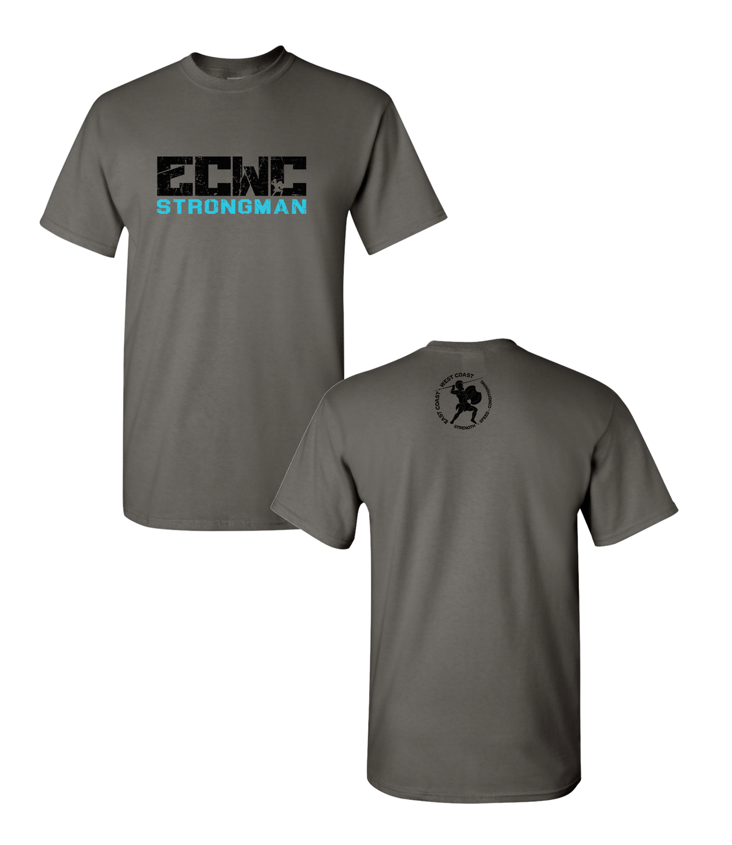 Men’s ECWC Strongman Tee (Charcoal)