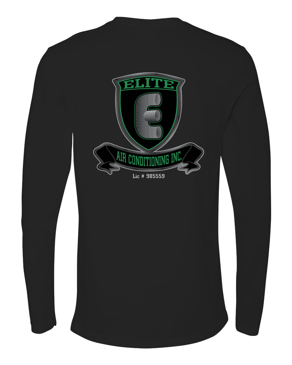 Elite Air Tee - LS Black