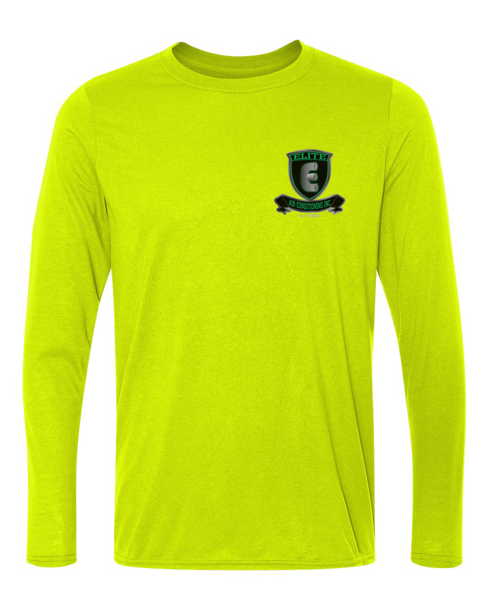 Elite Air Tee - LS Safety Green
