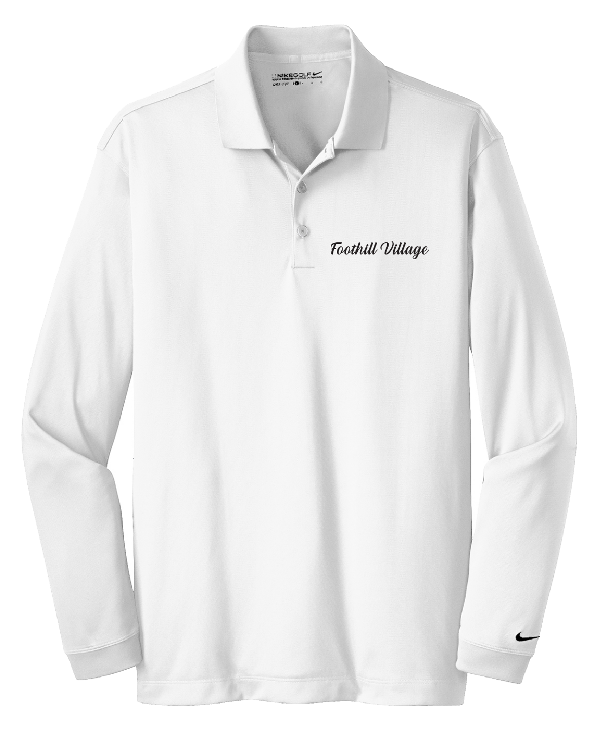 Foothill Village - Mens - Nike Long Sleeve Dri-FIT Stretch Tech Polo