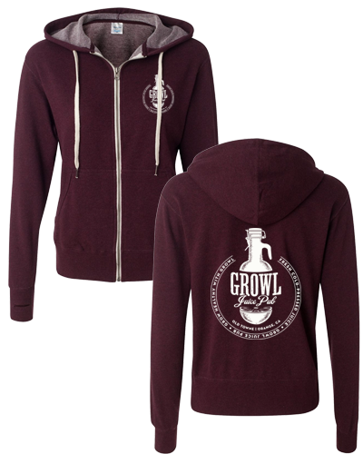 G.J.P. - Logo Hoodie (Maroon)