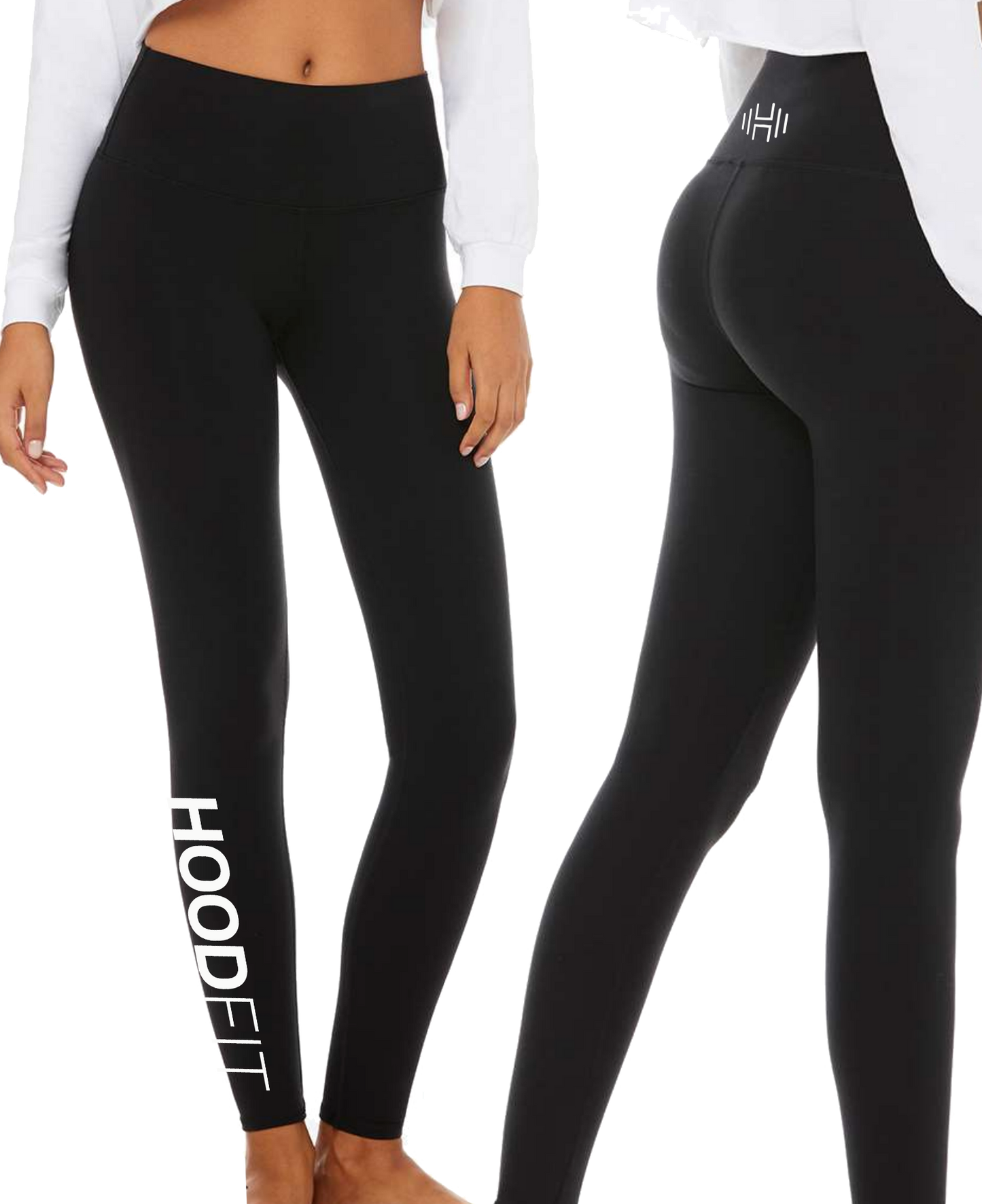 HoodFit - Leggings Black